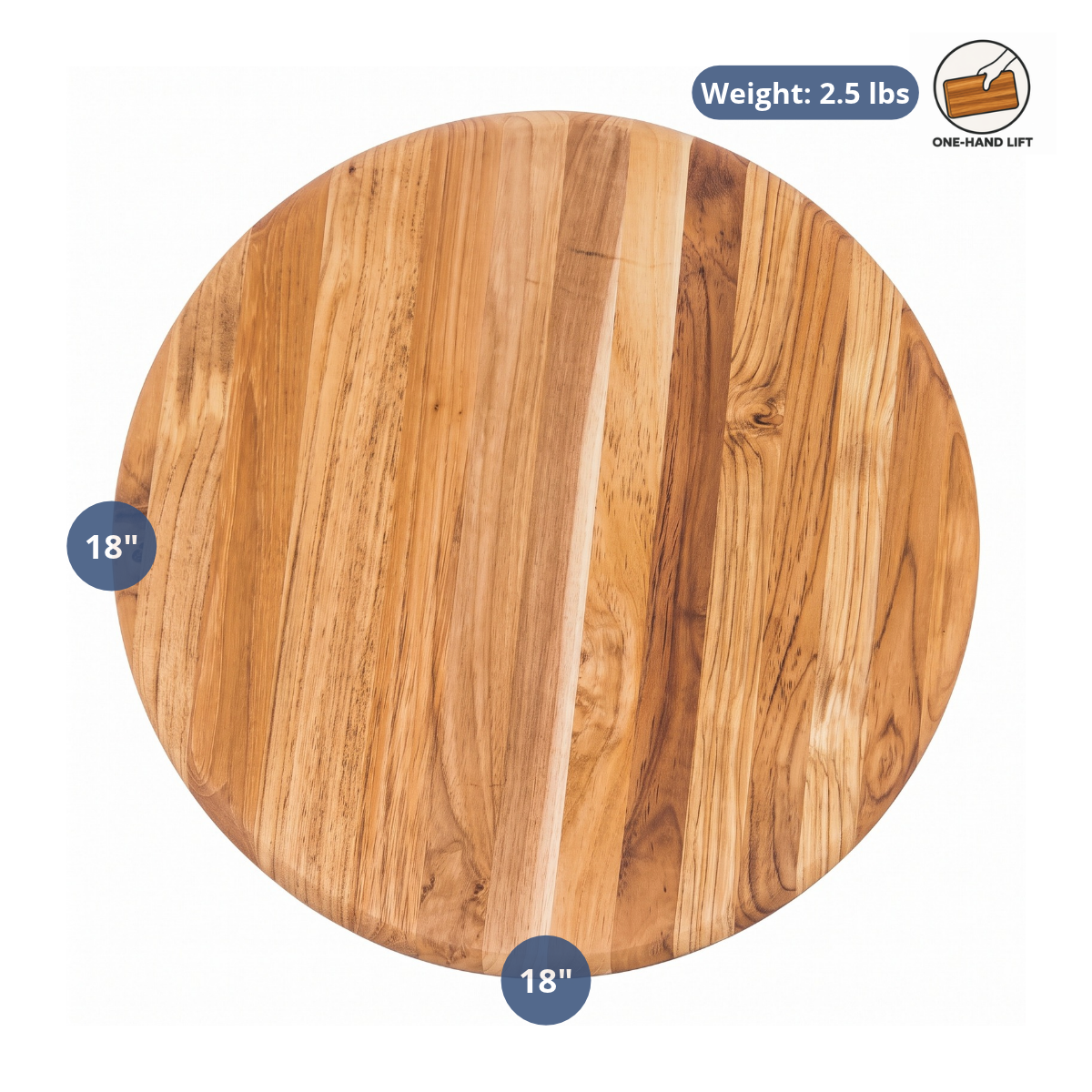 Rounded Edges Round Cutting Board (L) 208