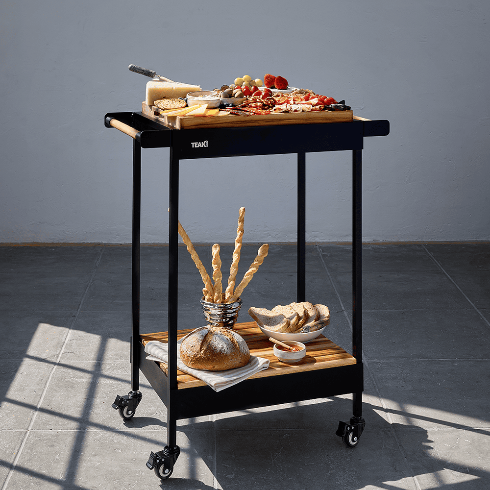 Rover Block Cart (S) — Compact Teak Kitchen Station 1601