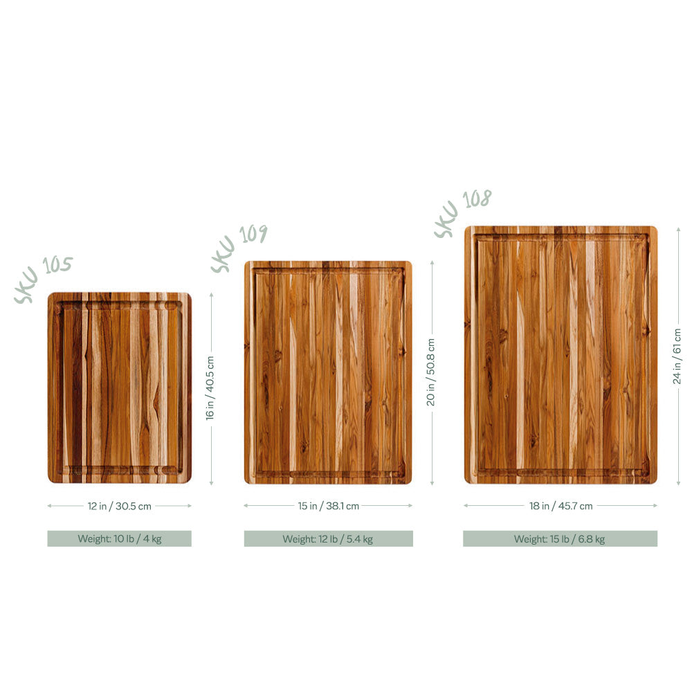 Edge grain Rectangle cutting board