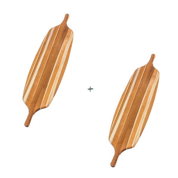 Paddle Appetizer Serving Board 2 Handles Pair 704