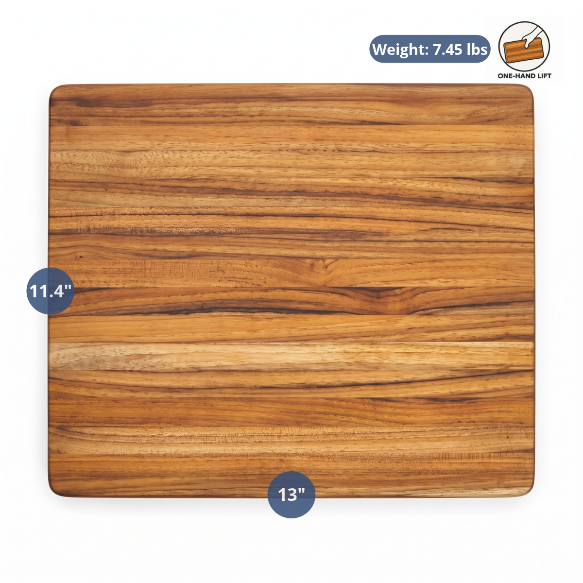 Prep to Pan Cutting Board with Quarter Sheet Pan — TeakHaus × USA Pan 2006