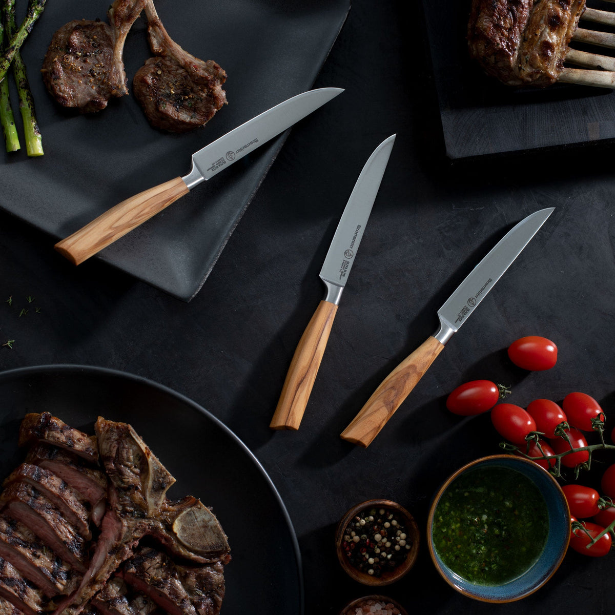 Oliva Elite Steak Knife Sets - 4 Piece