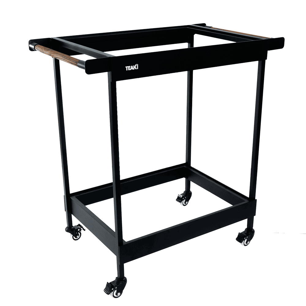 Rover Block Cart (L) — Mobile Teak Kitchen Station 1602