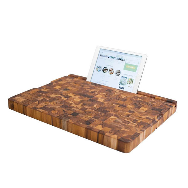 TEAKHAUS - SMART COLLECTION - End Grain Cutting & Carving Board 20x15x1.5  1203