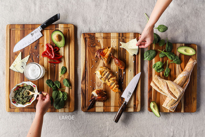 Rectangular Teak Wood cheese board / cutting board