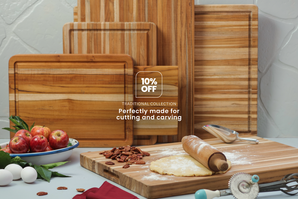 Teakhaus Wooden Cutting Boards for Food Lovers TEAKHAUS