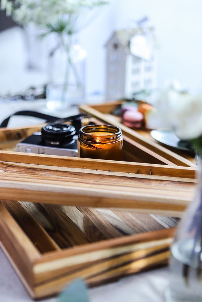 Nesting Timeless Teak Tray (L) 1303 | TeakHaus