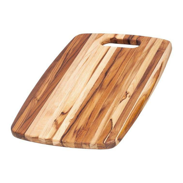 Found Wood Cutting Board With Handle