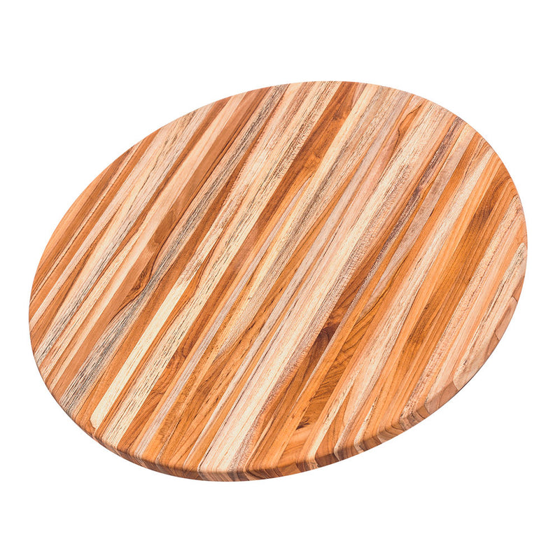 Teakhaus The Essential Collection Cutting and Serving Board, Round, Small